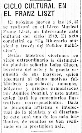 (1949) El Bien Publico 17-9 (1)-recortado Nota en «El Bien Público», 17/9/1949