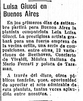 (1950) El Bien Público 24-8 (1)-recortado Nota en «El Bien Público», 24/8/1950