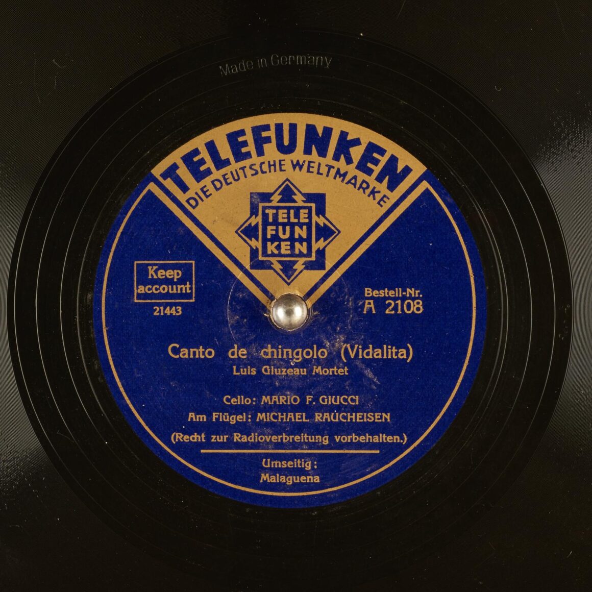 Imágenes de discos de Mario Giucci