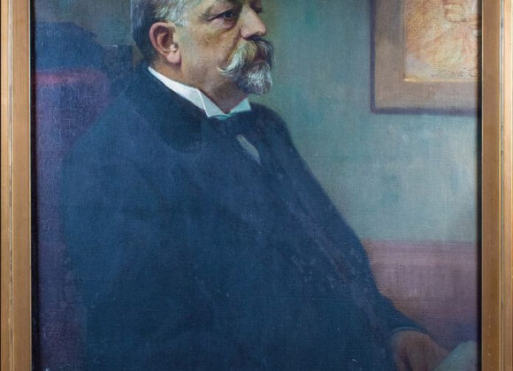 Oil painting of Camilo Giucci (father), by Manuel Barthold, 1914