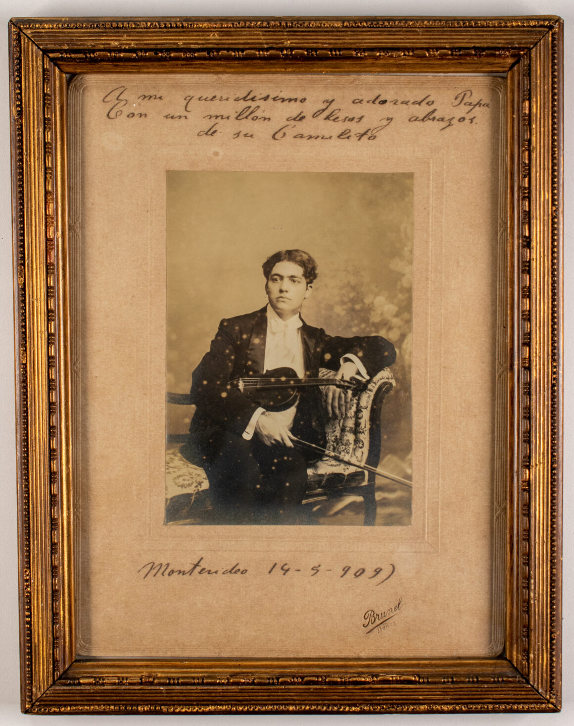 Photographic portrait of Camilo Giucci (son)