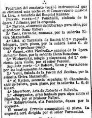 (1894) El Siglo 22-6 (1)-recortado Nota en «El Siglo», 22/6/1894