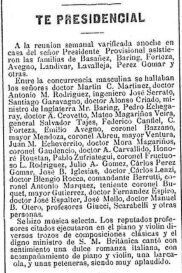 (1898) El Siglo 18-8 (1)-recortado Nota en «El Siglo», 18/8/1898