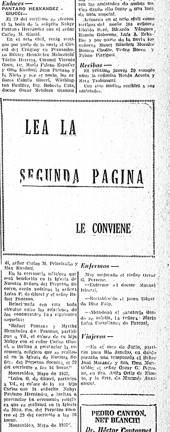 (1937) El Bien Público 18-5-recortado Nota en «El Bien Público», 18/5/1937