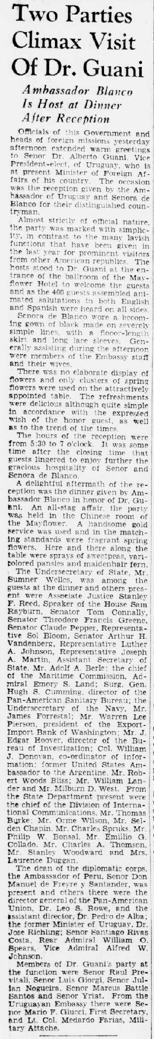(1943) The evening star 27-1 (1)-recortado Article in “The Evening Star”, Dated January 27, 1943