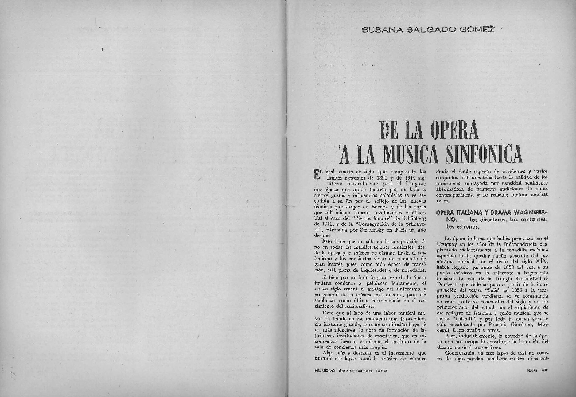 (1969) Cuadernos de Marcha, 1ª época, nº 22 (1) Nota en «Cuadernos de Marcha», 2/1969