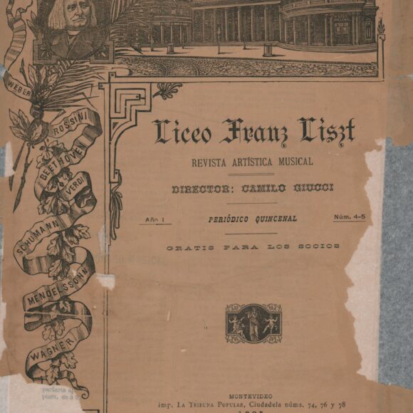 Publicación del Liceo Musical Franz Liszt, n°4-5, 1/8/1895