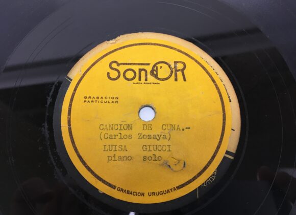 Grabación de «Canción de cuna» de Carlos Zozaya, por Luisa Giucci