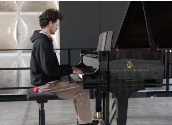 Grabación de «Barcarolle» de Camilo Giucci (padre) por el pianista Gorka Plada